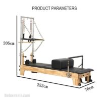 دستگاه پیلاتس ریفورمر تاور دار چوبی Reformer With Tower