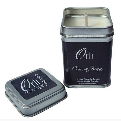 شمع ماساژ اورلی کاکائو orli cocoa bean 226g 1