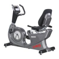 دوچرخه ثابت پشتی دار کراس Cross R650