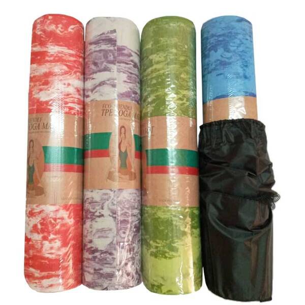 مت یوگا طرح دار 6 میلیمتری Yoga Mat TPE